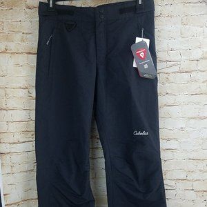 Cabela's Primaloft Black Snow Pants Unisex Small